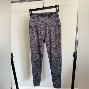 Beyond Yoga Gray Leopard Leggings
